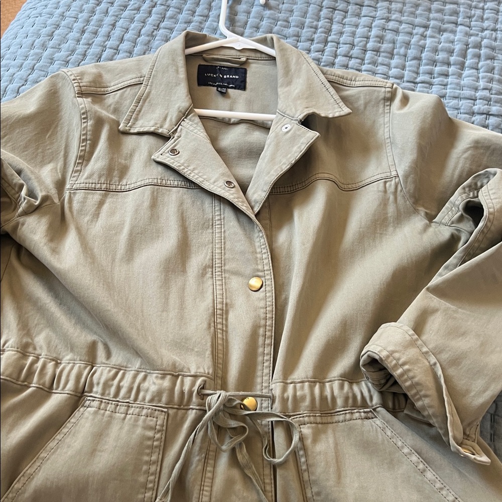 Lucky Brand Khaki Green Utility Jacket